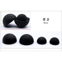 笔记本电脑散硅胶热球四瓣装通用可爱防滑散热垫散热器 黑色