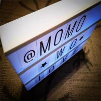 灯箱字母自由组拼表白庆生日用品ins款小夜灯房间led摆件墙装饰灯 边框白色+[配送卡片] A5灯箱尺寸[厘米]20X1