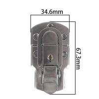 加厚不锈钢搭扣锁卡扣工具箱锁扣木箱箱锁扣锁箱包箱子锁卡扣 小号