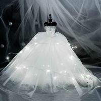 520情人节礼物送女友情侣生日礼物女生创意闺蜜18岁成年婚纱模型 钻之韵婚纱(不含其他配件)