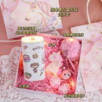 礼物送女生生日礼物闺蜜创意实用带礼盒姐妹加湿器送女学生情侣 白色-雪山加湿器【送贴纸】 单个加湿器【简约包装盒】