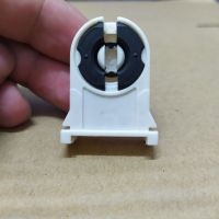 T8老式日光灯管灯座支架头灯脚弹簧旋转灯头LED支架头G13灯座 T8 灯座 10个