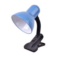 LED台灯护眼书桌小学生宿舍儿童卧室床头插电式可换灯泡夹子台灯 蓝色3W 白光