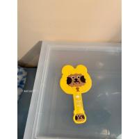 韩国可爱带帽小熊补妆手持镜少女心迷你便携手柄镜随身化妆镜子女 手持镜 帽子熊