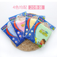 油利除洗碗巾不沾油竹木纤维家务小抹布油立除厨房百洁布家用 26*26厘米[5条]