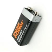 9v长方形电池6F22麦克风无线话筒万用表玩具车遥控器炭性电池 9V电池3节