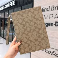 9.7寸苹果ipad air2真皮套防摔平板电脑5 6代保护壳超薄A1474外套 挂绳搭扣款[杏色] Mini1/2/3