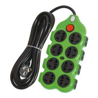 防摔大功率明装多孔插排插座带线插座带开关插座长线公家牛用插板 2米