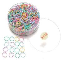 儿童发饰一次性不伤发橡皮筋发圈头绳宝宝头饰女童扎头发饰小发绳 春天色800条