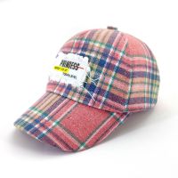 新款宝宝帽子鸭舌帽男童春夏遮阳防晒薄款儿童棒球帽女孩韩版格子 811 建议8-26月佩戴 帽围48CM