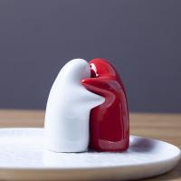 异地恋哄女友神器情侣之间好物纪念生日礼物送男朋友意义的小玩意 一对拥抱小人