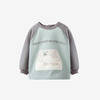 呼西贝春季反穿衣 宝宝围兜饭衣 男女儿童外出罩衣 韩版卡通倒褂 北极熊（任意3件79元） 90S （3件79 另送内衣