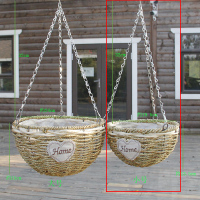 吊盆花盆悬挂式吊兰盆垂吊自动吸水创意个性塑料多肉绿萝花盆大号 小号[送塑料180懒人自吸水花盆一套] 中等