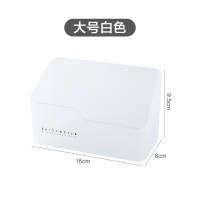 化妆品收纳盒简约家用梳妆台护肤品香水桌面护肤置物架整理神器 大号白色