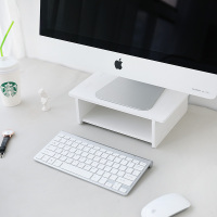 台式垫电脑显示器屏幕增高架 ins办公室宿舍桌面神器置物架收纳盒 单格款