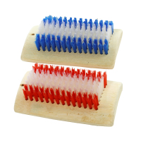 天然竹制刷鞋刷子硬毛洗鞋神器刷地毯刷洗衣刷长柄方形清洁地板刷 2个方竹板鞋刷颜色随机