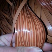 藤椅编织藤条材料pe塑料仿藤条编织材料椅子藤椅腾条编织藤手工带 浅巧克力扁藤