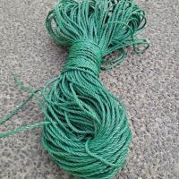 绳子尼龙绳捆绑绳耐磨户外拉绳帐篷绳编织绳旗杆绳晾衣绳塑料绳子 3毫米绿色 50米