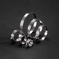 不锈钢304全钢喉箍扎带卡箍钢丝双钢丝箍抱箍管箍夹头活箍全钢零 直径(14-27mm)5只 201(不锈钢)