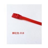 [100根]淘气堡尼龙扎带8X350mm儿童乐园护套40厘米彩色平扣绑带 鲜红色 [8*35厘米/50条]