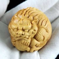 黄杨木招财貔貅手把件有求必应汽车挂件木雕文玩小手把玩件男士女 招财貔貅(送挂绳)