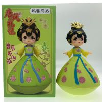 大号西安唐朝音乐不倒翁旅游纪念品女孩软胶玩具礼物装饰品摆件 小号14CM春小姐姐(绿色)
