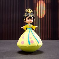 西安大唐音乐不倒翁小姐姐陕西旅游纪念品伴手礼摆件女孩生日礼物 小号春 高14.5厘米