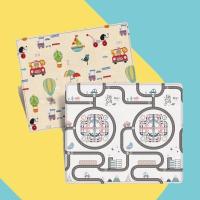 飞行棋地毯爬行垫安全婴儿爬爬垫防水儿童超大号成人桌面游戏聚会 200*180*0.5CM双面