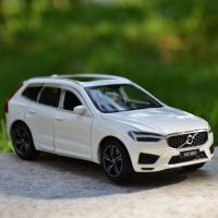 沃尔沃XC60越野S90合金车模避震转向全开门金属模型玩具收藏摆设 避震转向版XC60(白色）