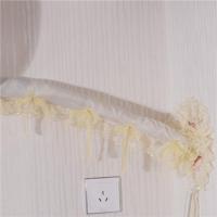 空调管道罩布艺蕾丝暖气管防尘罩 米黄色 50厘米
