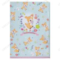 香港正版sanrio卡通文件L型夹资料档案收纳kitty史努比大耳狗卡通 小鹿-新款