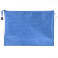 A4/A5球纹袋足球袋文件袋单层拉链袋资料袋试卷袋防水学生笔袋 蓝色 A5(235*165mm)10个装