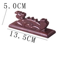 拍二送一黑梓木笔架笔搁五指峰异形大号笔架陶瓷笔山毛笔架学生款 黑梓木小龙拍二送一