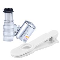 60倍手机放大镜白紫双光看鸽眼钻石腰码玉石翡翠瓷器显微镜 9882S