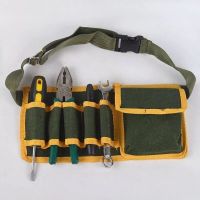 耐磨五金工具包维修电工包加厚帆布工具收纳包多功能工具袋劳保包 [多功能]腰包