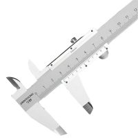 不锈钢游标卡尺 高精度工业级家用四用0-150外径内径深度小型卡尺 家用工业游标卡尺0-150盒装