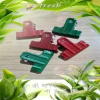 五个6.5cm老式中小号铁皮夹子 5cm票夹弹簧夹书画板夹 彩色文具夹 5个小号(宽约5cm)