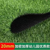 仿真草坪人造草坪幼儿园草坪地毯人工草皮假绿植塑料户外楼顶装饰 绿草加厚加密2.0cm 普通底布