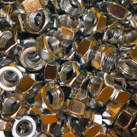 [新店促销]4.8级国标镀锌螺母六角螺丝螺帽规格齐全M4M5M6M8M10 M8(一斤约100颗) 半斤