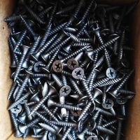 春雨高硬度干壁钉石膏板轻钢龙骨自攻螺丝黑墙板钉M35 25铁灰磷化 M3.5*25 一盒(约370颗)