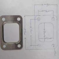 玉柴/云内/杨柴/潍柴/朝柴/解放锡柴/康明斯/增压器垫片垫子螺丝 TB28四孔垫