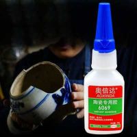 粘陶瓷专用胶水耐高温强力透明防水古董紫砂壶瓷器水杯花盆花瓶胶 6069