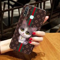 vivo Y5s手机壳防摔V1934A保护套V1934T腕带薄可爱创意个性硅胶软 腕带黑猫 vivo Y5s(无腕带)