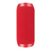 无线蓝牙音箱大音量迷你插卡u盘小型音响家用户外车载超重低音炮 红色 基础版[单喇叭]