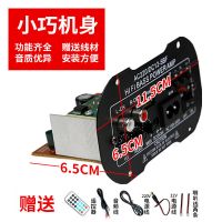 双话筒大功率低音炮功放板内置蓝牙220V12V24V家用车载音箱主板 不带话筒输入功能