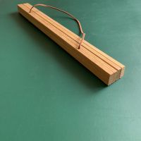 柚木磁性挂轴实木海报夹画芯夹北欧ins风磁铁挂轴装饰画创意画框 柚木挂轴11CM 1套