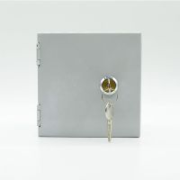 户外开关插座充电箱 五孔漏电保护电瓶车充电插座 带锁铁盒插排盒 铁空箱