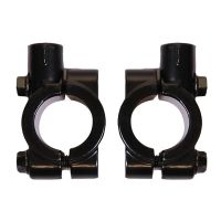 电动车遮雨棚遮阳伞配件后视镜支撑架黑色 无后视镜:配件