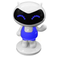 [有线/无线]多媒体音箱手机笔记本电脑桌面游戏卡通蓝牙音响 升级版[蓝色 有线/非蓝牙]