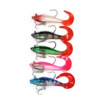 路亚软饵卷尾包铅软鱼夜光假饵远投海淡水钓鲈鱼翘嘴专杀侍魂热卖 侍魂包铅鱼颜色随机1只 9g/7cm侍魂包铅鱼